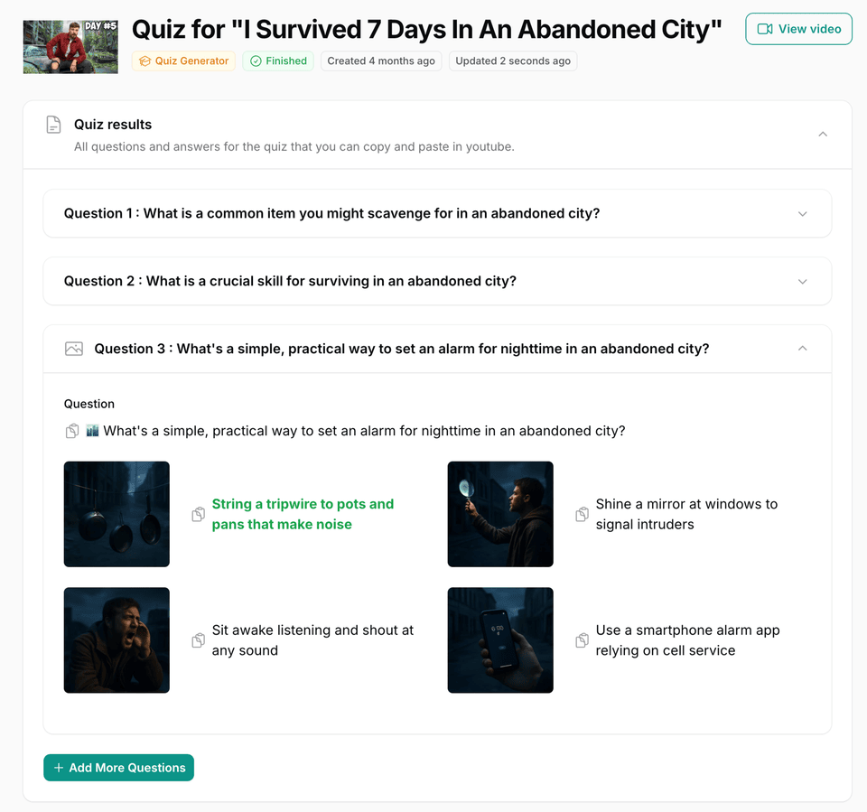 Quiz Generator